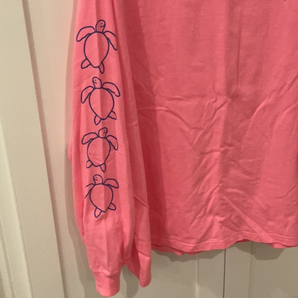Simply Southern Bright Pink Long Sleeve Tee - Picture 4 of 4